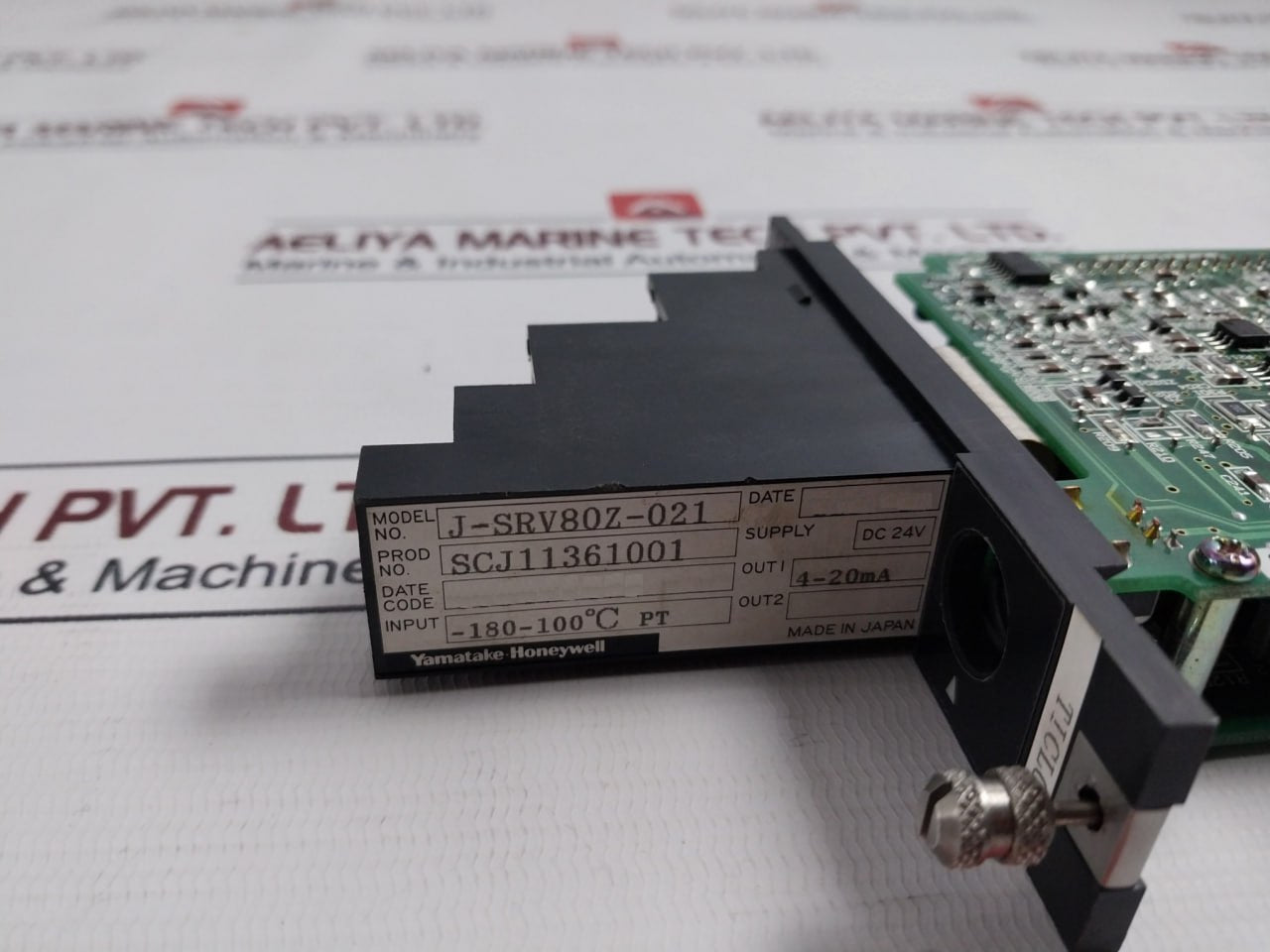 Yamatake-honeywell J-srv80Z-021 Analog Input Module Dc24V 4-20Ma