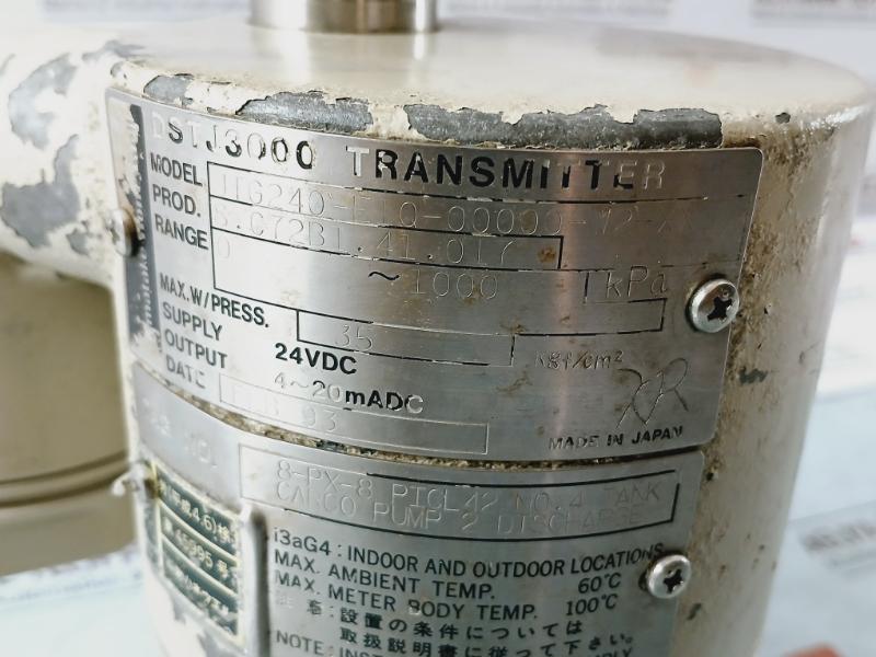Yamatake-honeywell Jtg240-e1Q-00000-w2-xx Pressure Transmitter 24Vdc 239053317