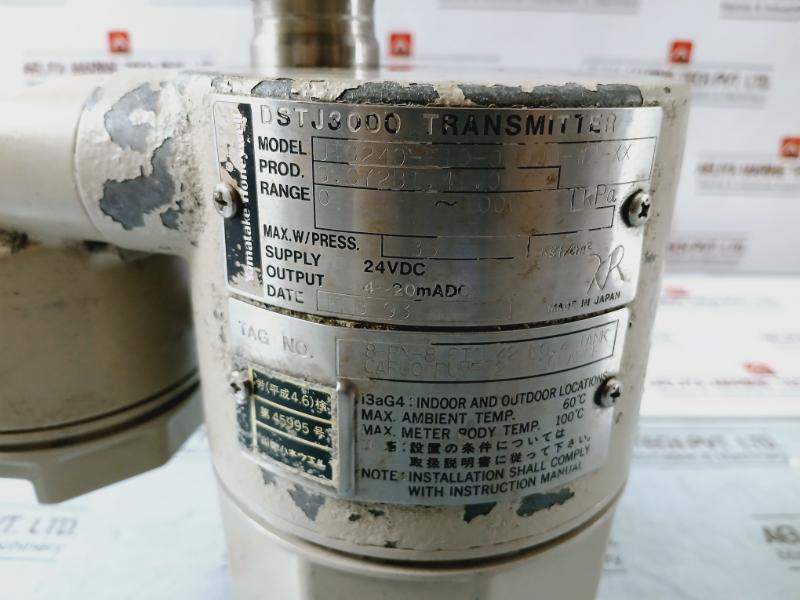 Yamatake-honeywell Jtg240-e1Q-00000-w2-xx Pressure Transmitter 24Vdc 239053317