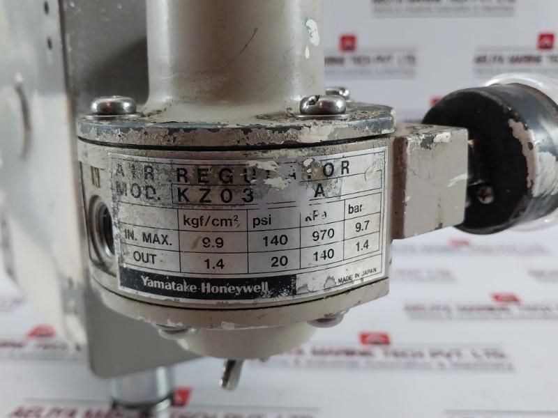 Yamatake-honeywell Nox110-ow-7 I/p Transducer Air Regulator, 0.2~1.0 Kg/cm2