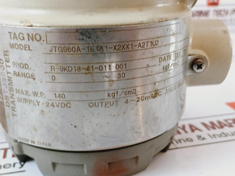 Yamatake Jtg960A-1E1A1-x2Xx1-a2T1U2 Dstj3000 Gauge Pressure Transmitter