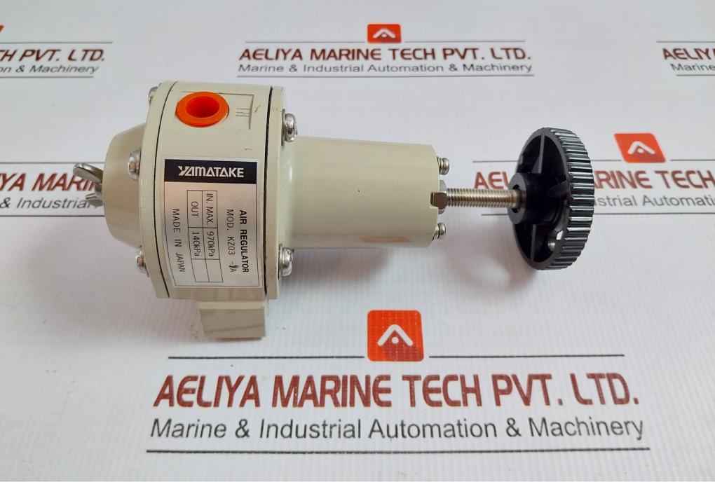 Yamatake Pneumatic Pressure Regulator 140Kpa Part No Kz03-1A