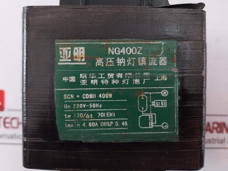 Yaming Ng400Z High Pressure Sodium Lamp Ballast 220V-50Hz