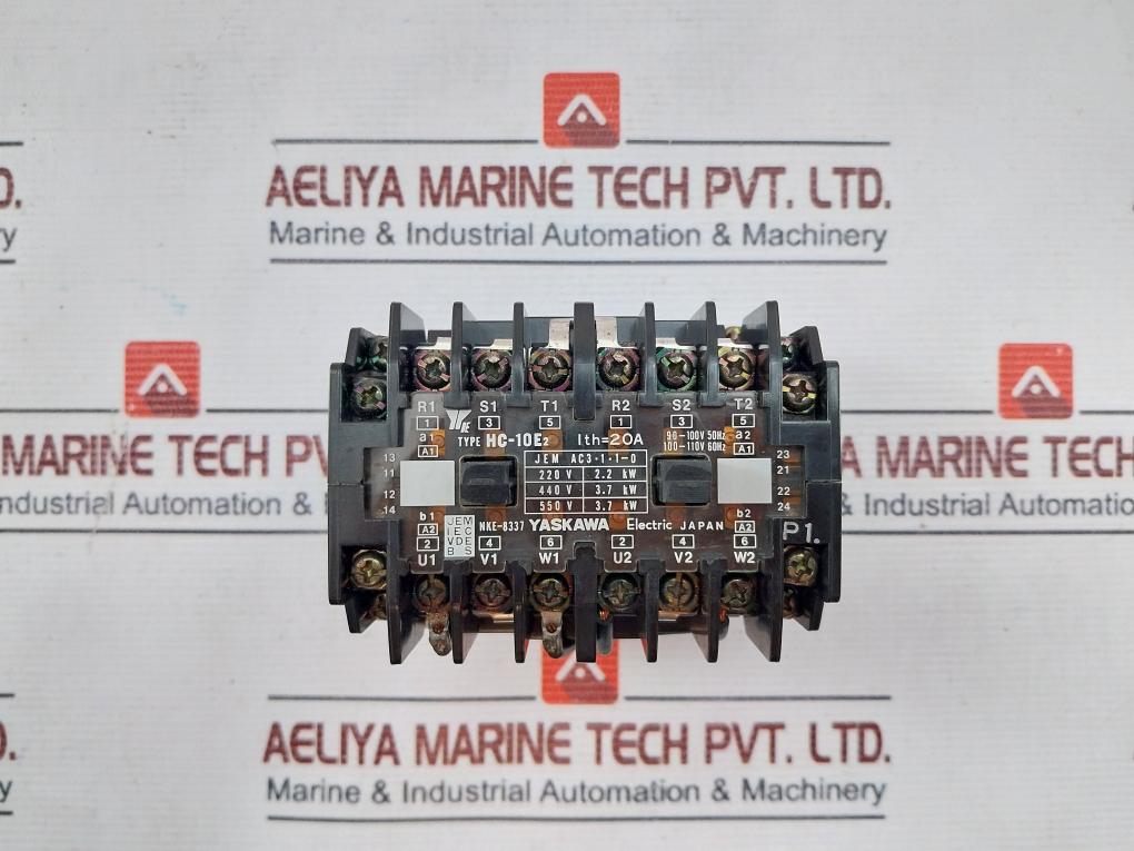 Yaskawa Electric Hc-10E2 Magnetic Contactor 100-110V 50/60Hz