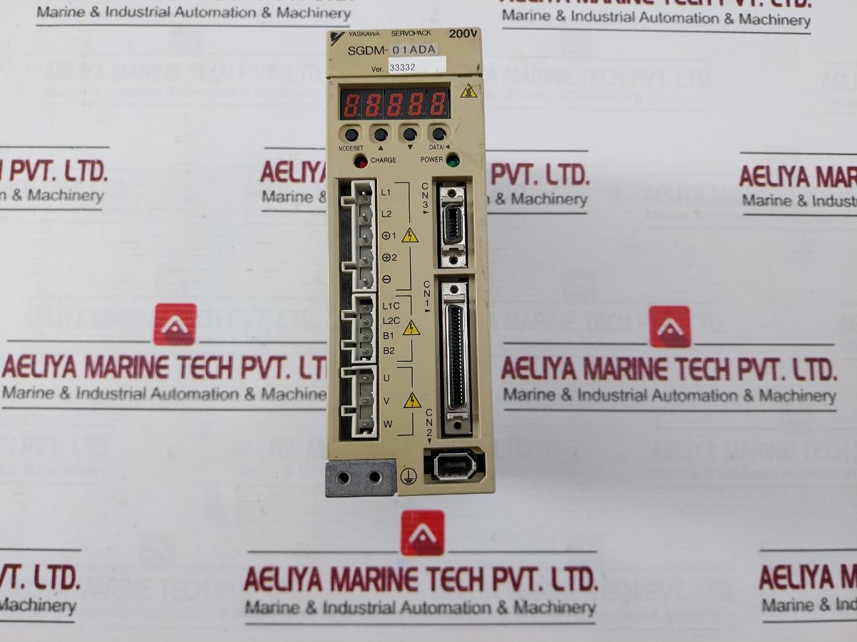 Yaskawa Sgdm-01Ada Servo Amplifier 1Ph 200-230V 50/60Hz 2A