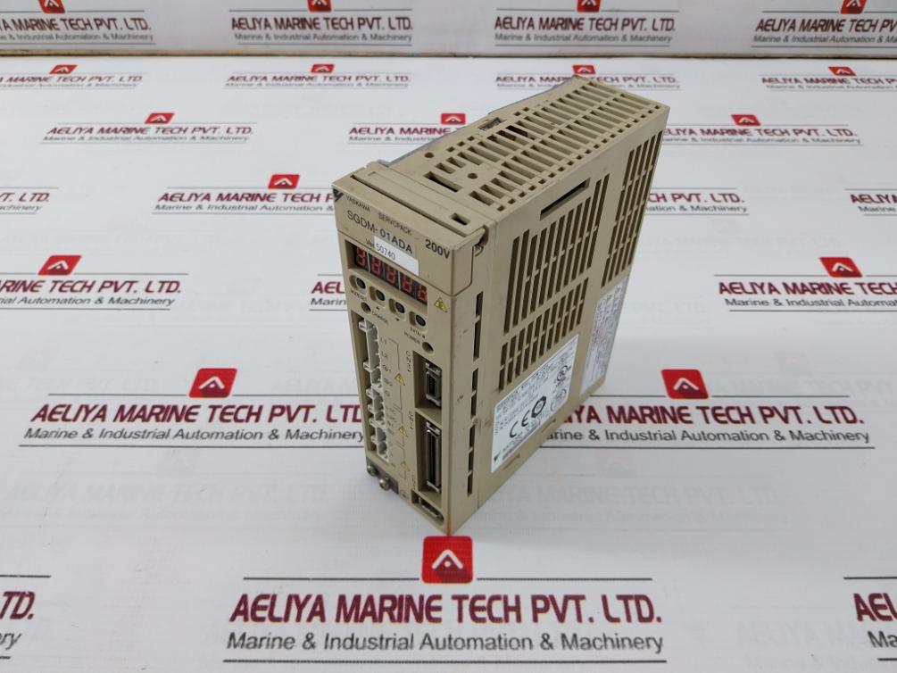 Yaskawa Sgdm-01Ada Servo Drive Ip1X 1Ph 200-230V 50/60Hz 2A 0.10Kw