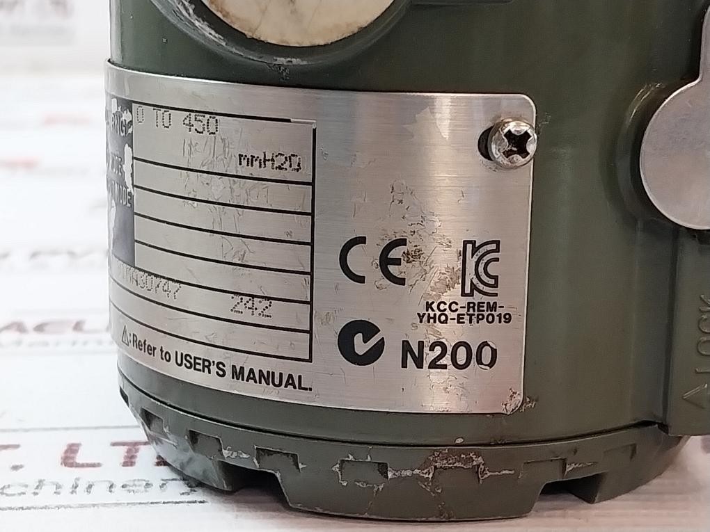 Yokogawa Eja110A-ems5A-64Dn Dpharp Transmitter 4-20Ma Dc 16 Mpa