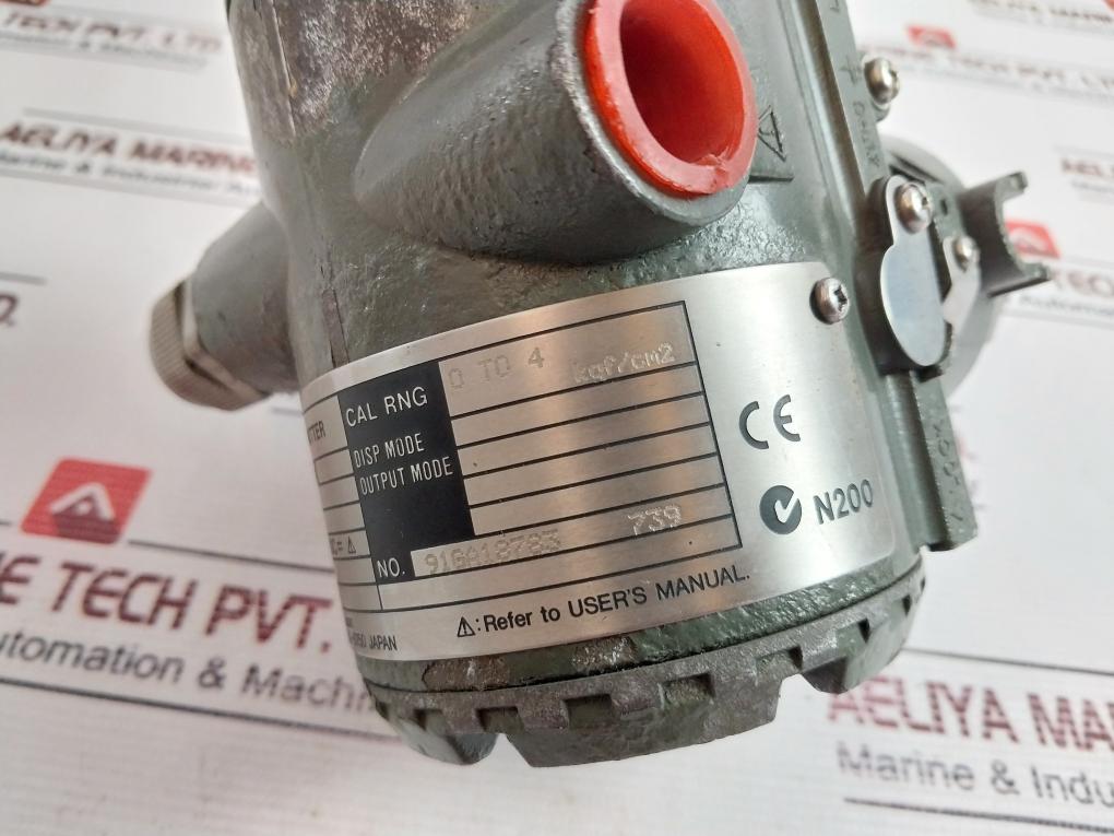 Yokogawa Eja530A Dpharp Transmitter Model S2 -ebs4N-02Ee 10.5-42Vdc 4-20Ma 2Mpa
