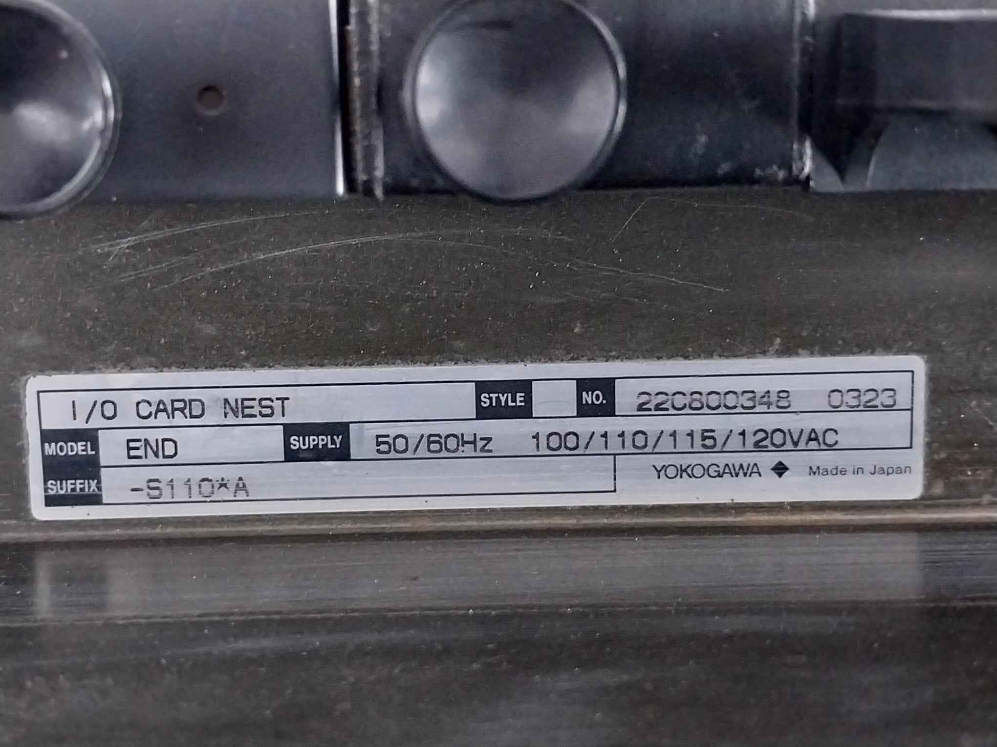 Yokogawa Ps31 I/o Card Nest Assembly Suffix A Rs4 As S9391aq-0