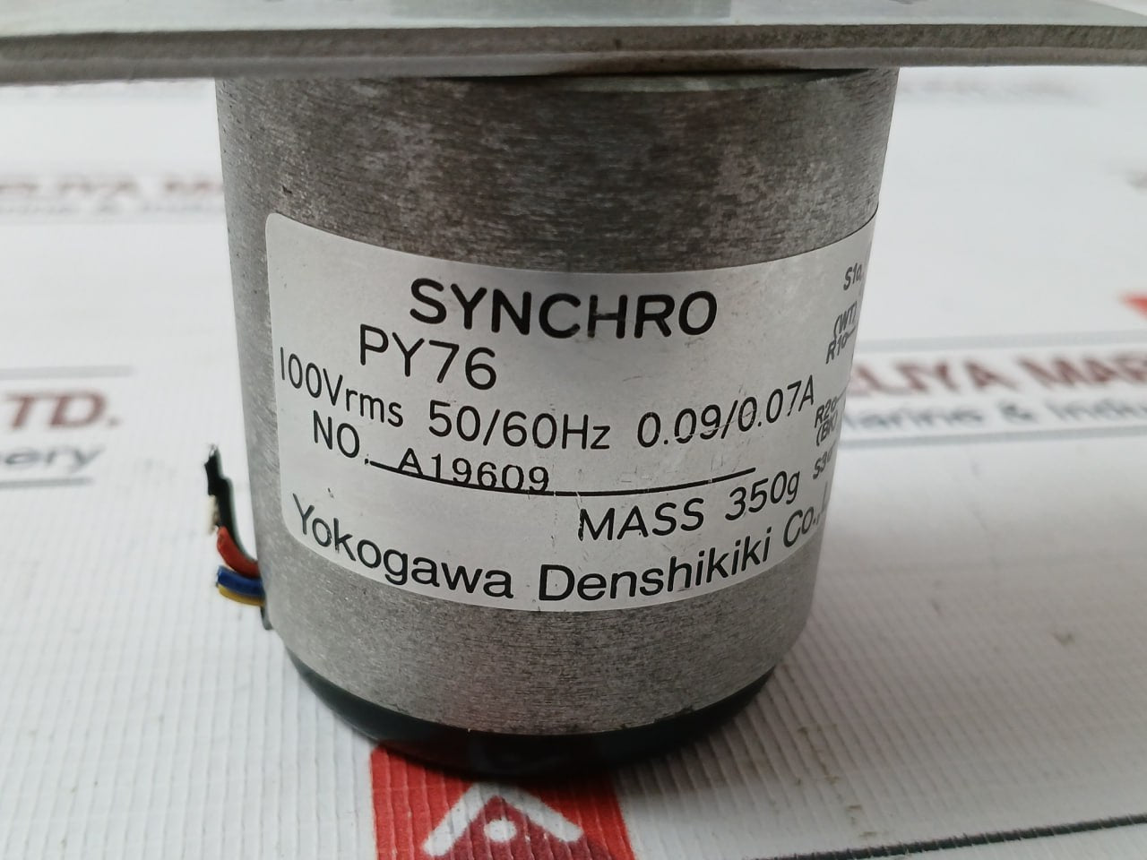 Yokogawa Py76 Synchro 100V Rms 50/60 Hz A19609 0.09A / 0.07A
