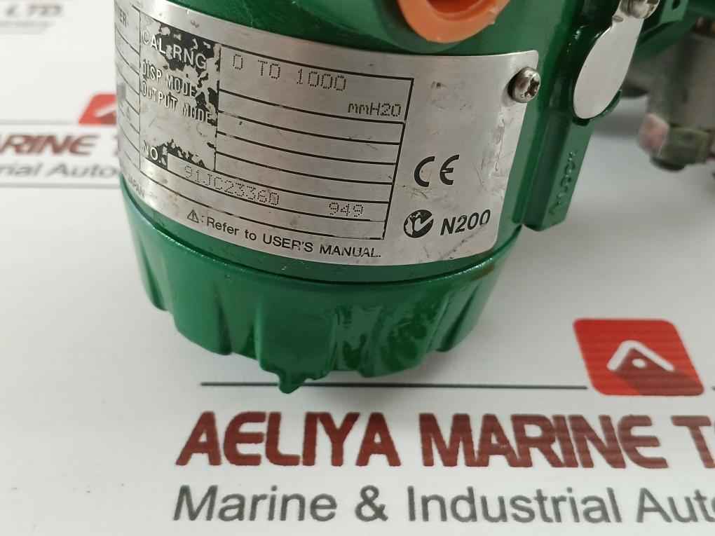 Yokogawa Eja 110A-els4A-92Ea Dpharp Transmitter 4-20 Madc 10.5-42Vdc Used