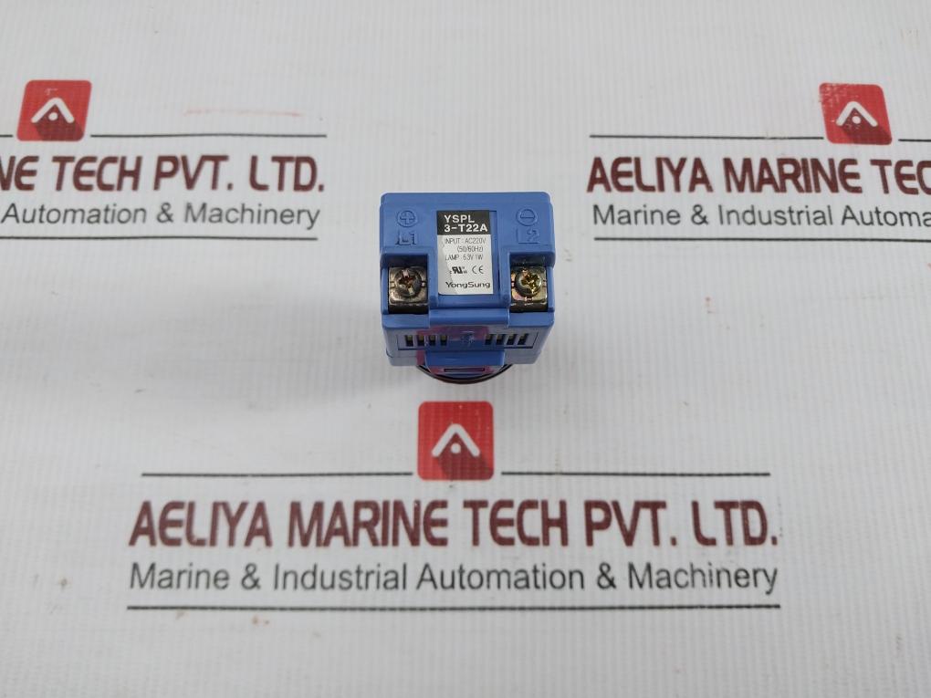 Yongsung-50-60Hz-220-Vac-6-3V-1W-Red-Panel-Indicator-Lamp-Yspl3-t22A-208795-5