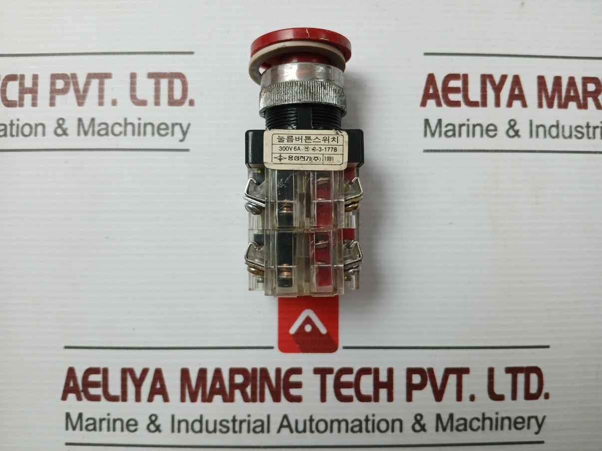 Yongsung-push Button Switch 300V 6A, 3-3-1778