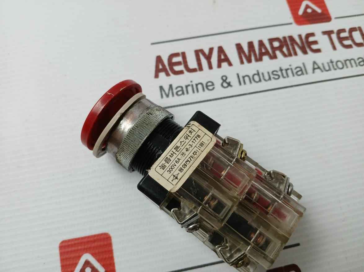 Yongsung-push Button Switch 300V 6A, 3-3-1778
