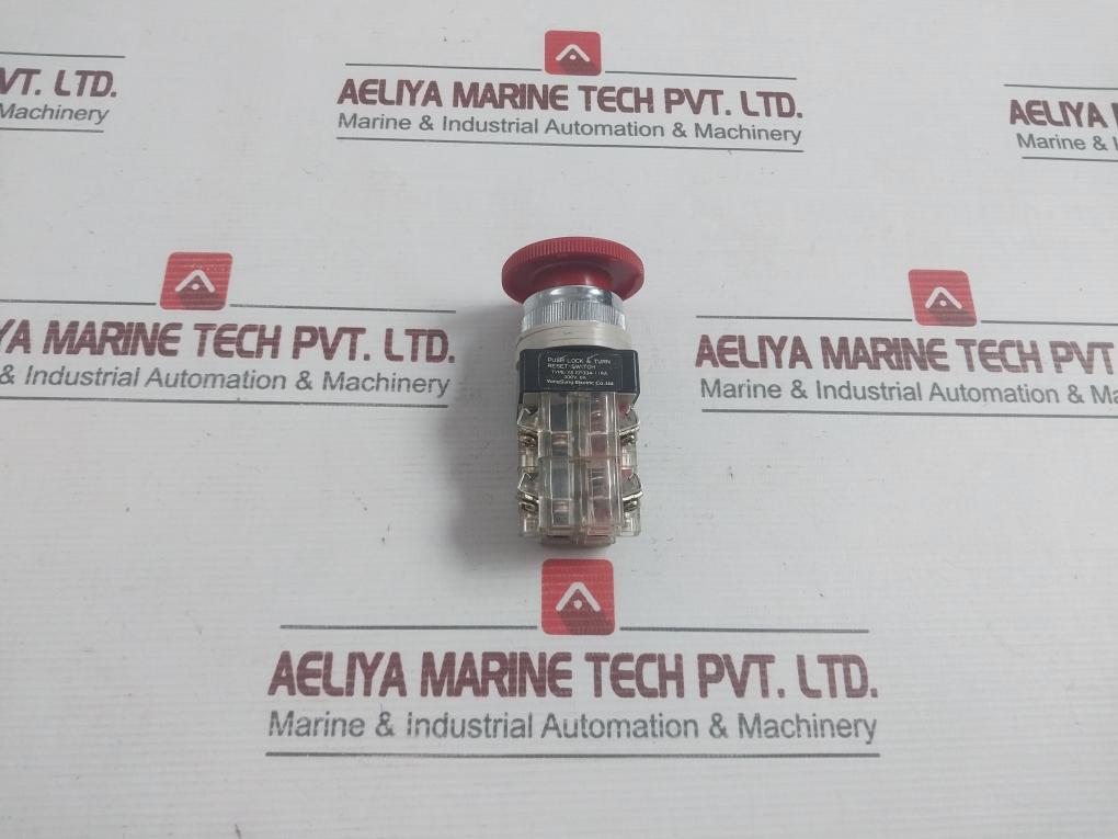 Yongsung Electric 300V 6A Push Lock & Turn Reset Switch Ys Ep334-11Ra