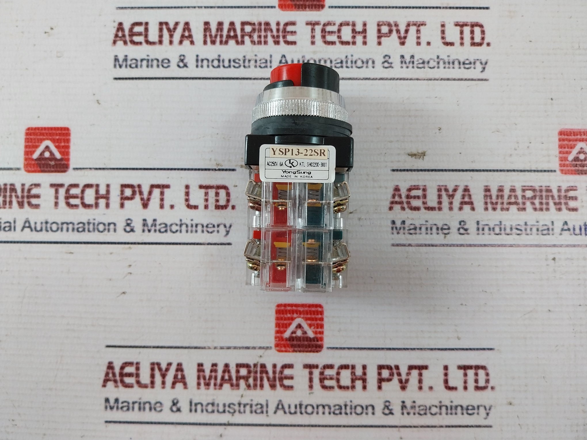 Yongsung Ysp13-22Sr Push Button Switch Ybu30Tcr22 Ac 250V 6A