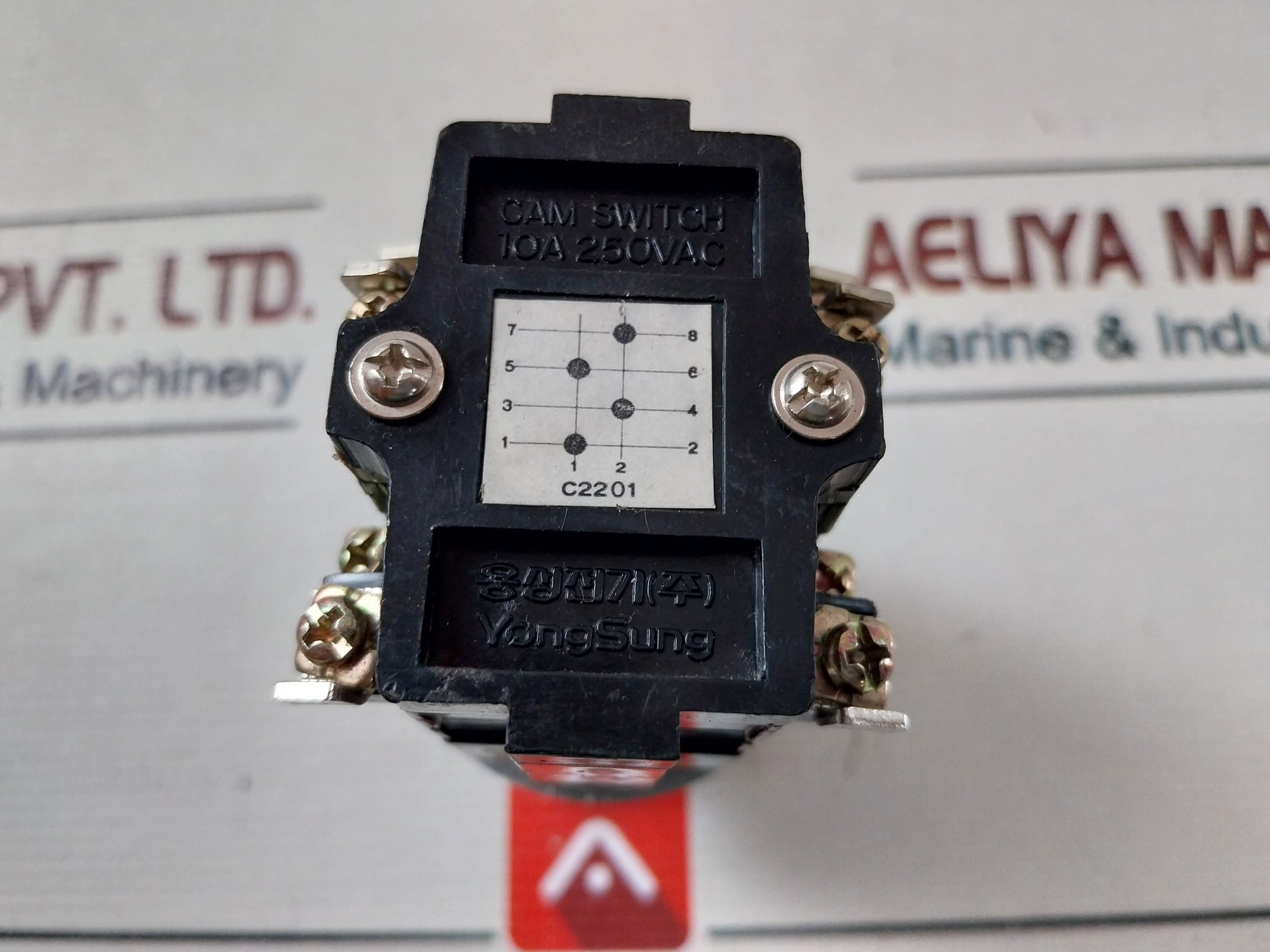 Yongseong Electric 10A 250Vac Rotary Cam Switch 3-3-1777