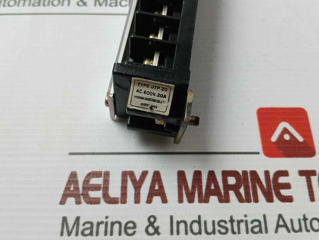 Yoshida Ac 600V 20A Barrier Terminal Block Part No: Jtp 20