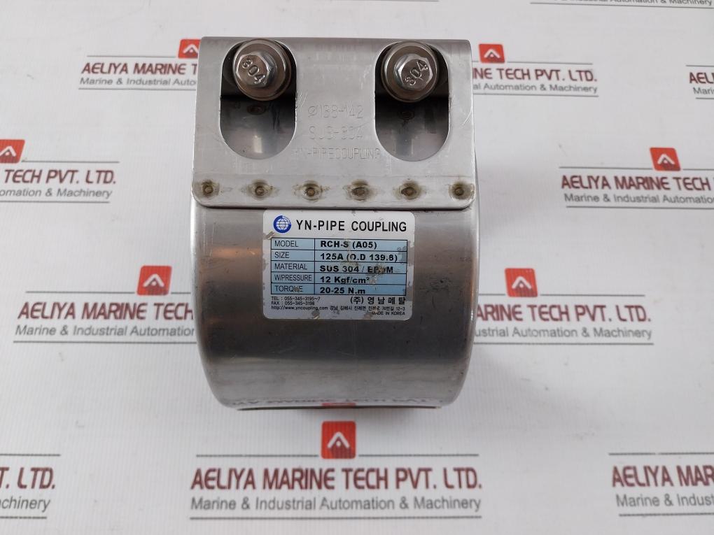 Youngnam Rch-s (A05) Yn-pipe Coupling Sus 304/Epdm 125A 12 Kgf/Cm²