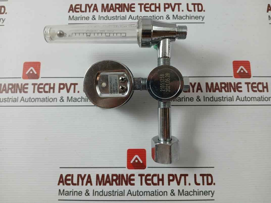 Youngwon Yf-86A Pressure Gauge And Flowmeter Regulator Assy 3500Psi