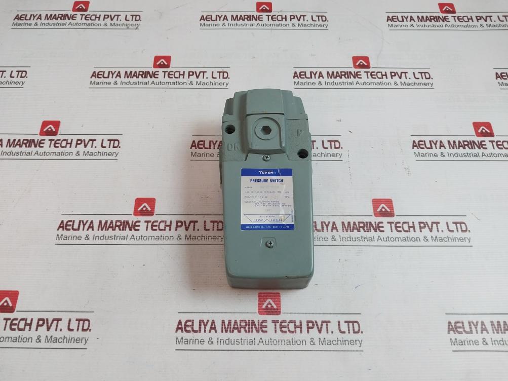 Yuken Sg-02-h-20 Pressure Switch 35Mpa 7-21Mpa 15A 125 Or 250Vac 0.5A 125Vdc
