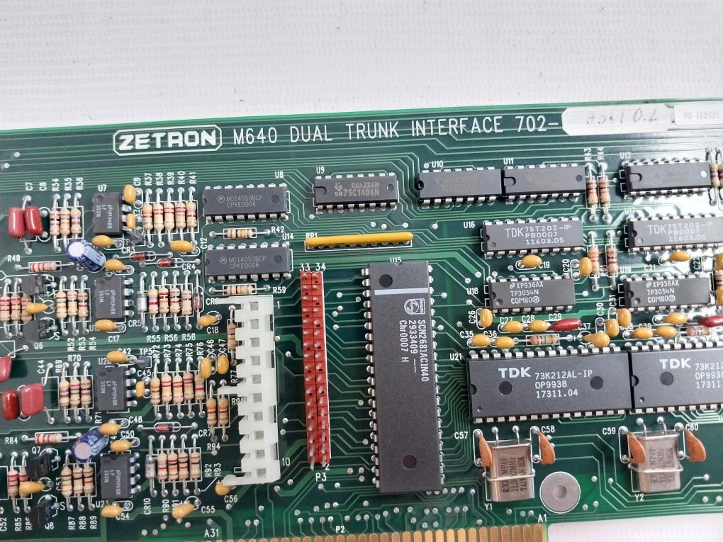 Zetron 702-9361D.2 Pcb For Dual Trunk Interface 94V-0 410-9122D