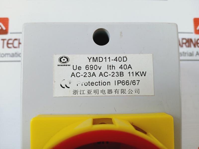 Zhejiang Yaming Ymd11-40D Load Break Universal Power Padlock Isolator Switch