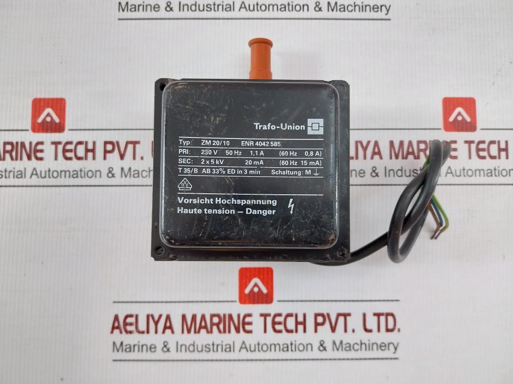 Zm 20/10 Ignition Transformer 230V 50Hz Trafo-union