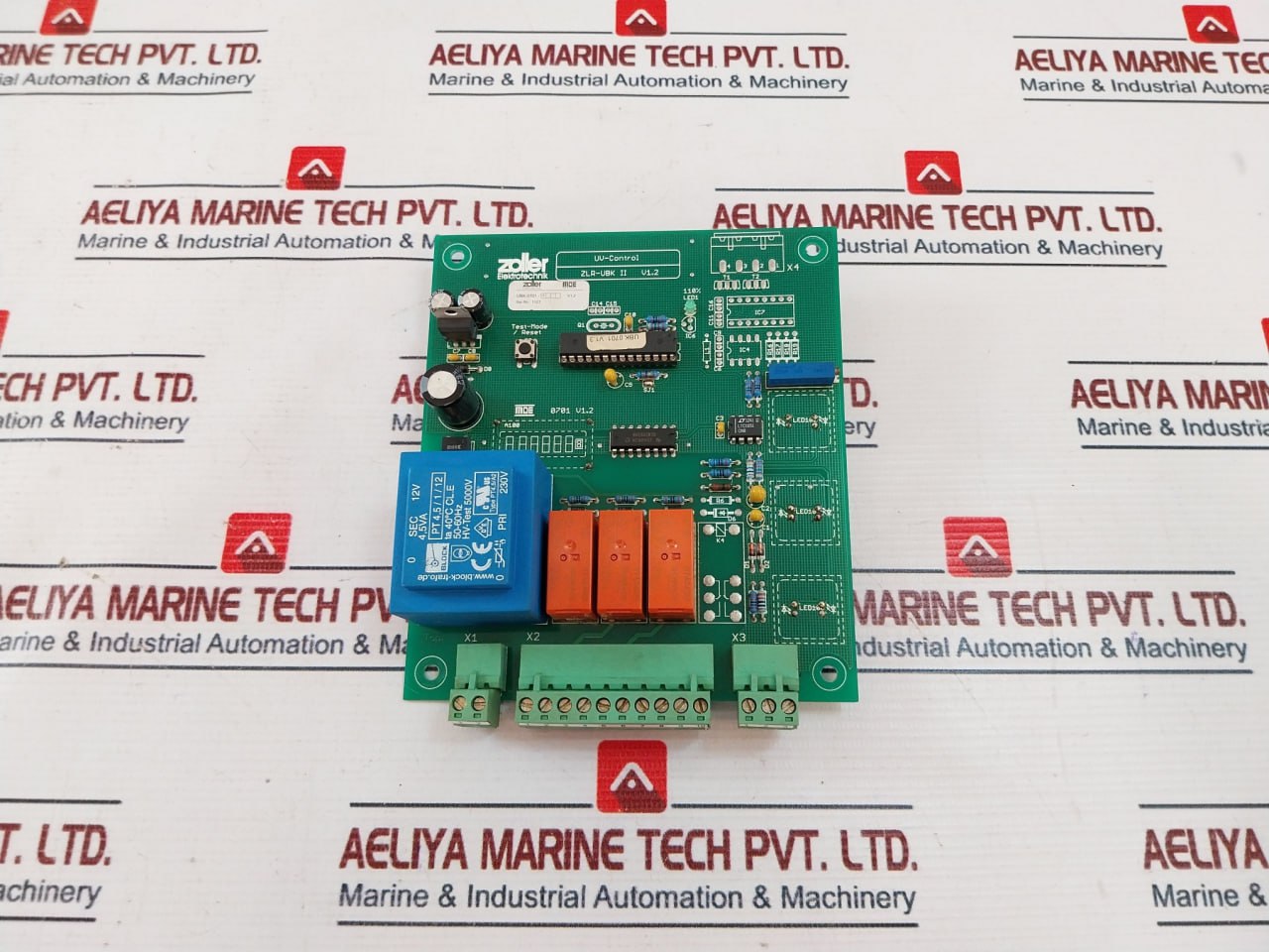 Zoller Elektrotechnik Zlr-ubk Ii V1.2 Uv-control Printed Circuit Board
