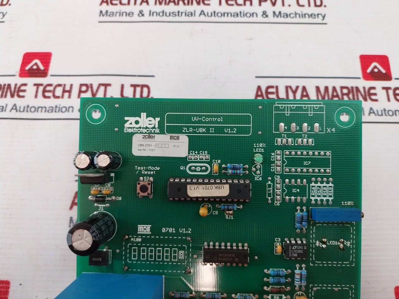 Zoller Elektrotechnik Zlr-ubk Ii V1.2 Uv-control Printed Circuit Board