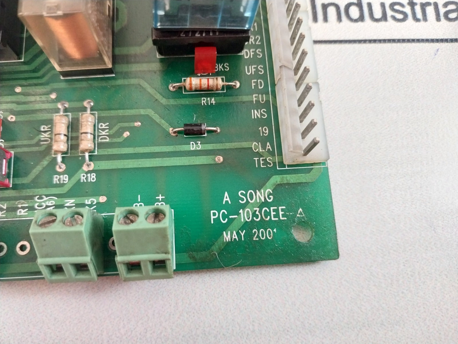 A Song Pc-103Cee-a Printed Circuit Board 690 Gm