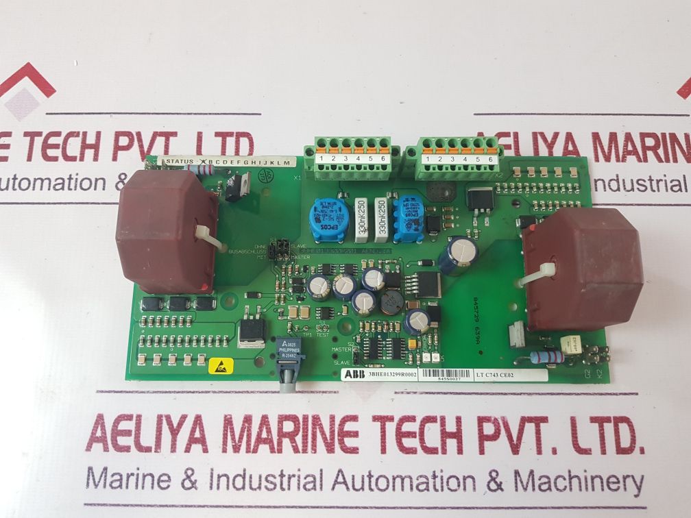 Abb 3Bhe013300P201 Amplifier Board 3Bhe013299R0002, 3Bhe013300P104