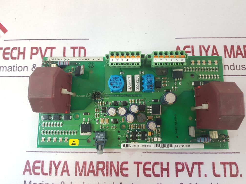 Abb 3Bhe013300P201 Amplifier Board 3Bhe013299R0002, 3Bhe013300P104