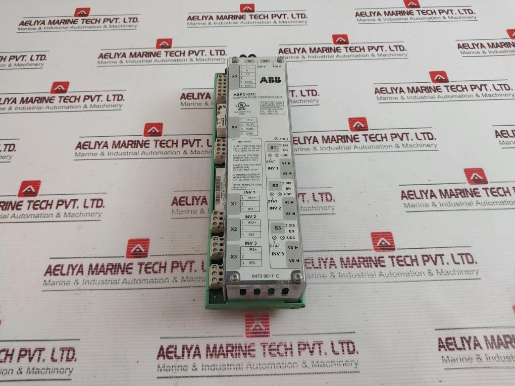 Abb Asfc-01C Switch Fuse Controller 600Vac 50/60Hz