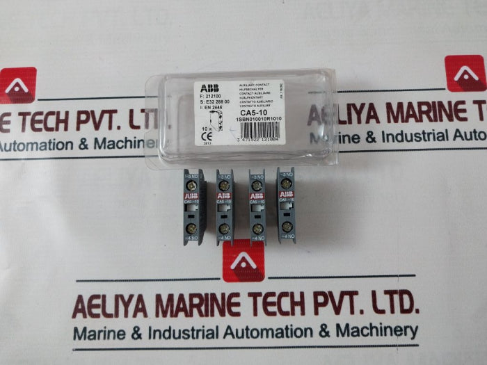 Lot of 4X ABB CA5-10 Auxiliary Contact Block 690V 16A IEC 60947-5-1