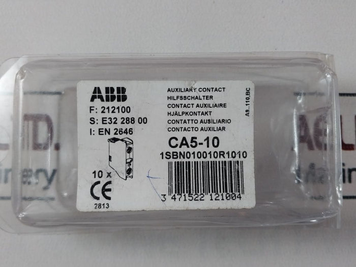 Lot of 4X ABB CA5-10 Auxiliary Contact Block 690V 16A IEC 60947-5-1