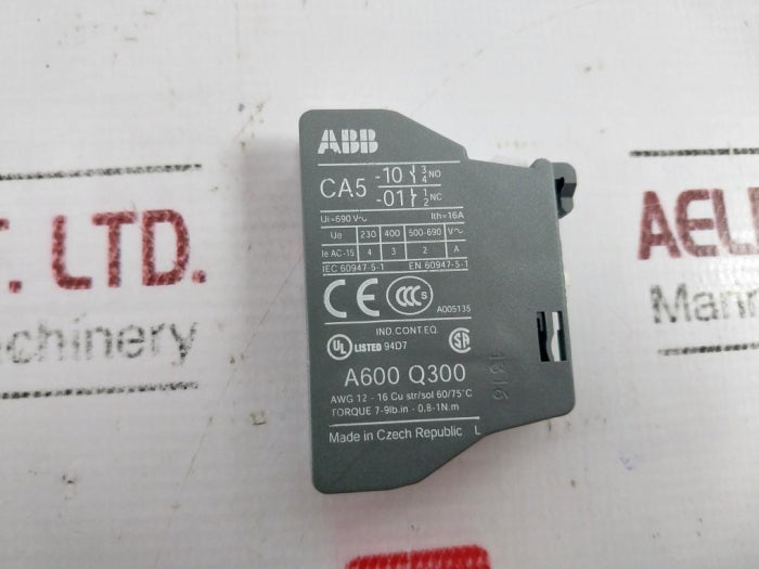 Lot of 10X ABB CA5-10 NO Auxiliary Contact Block IEC 60947-5-1 A005135