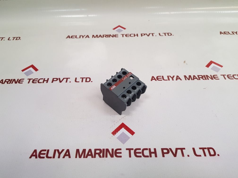 Lot of 2X ABB CA5-22E Auxiliary Contact Block 16A 690V