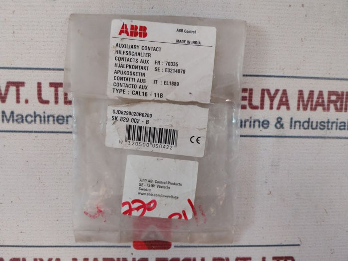 Abb Cal 16-11B Auxiliary Contact Sk829002-b