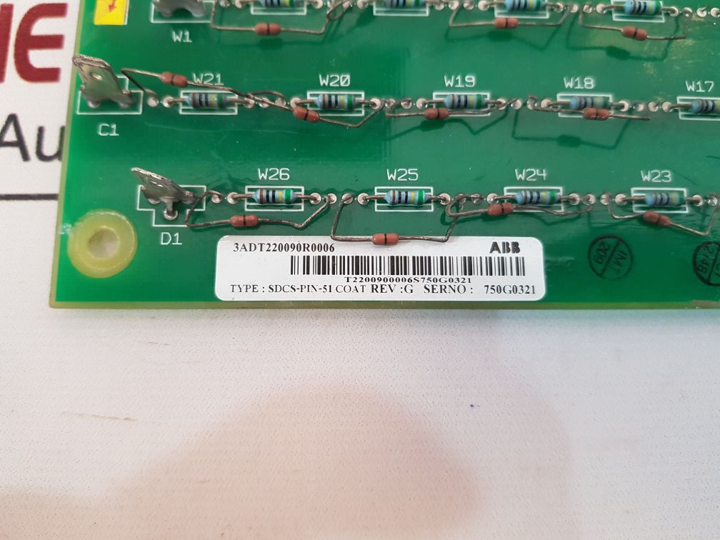 Abb Sdcs-pin-51 Controller Board 3Bse004940R0001 3Adt220090R0006 Rev: G