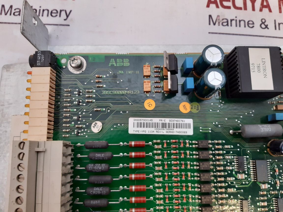 Abb Ypq 110A Board 3Bsc980004R123
