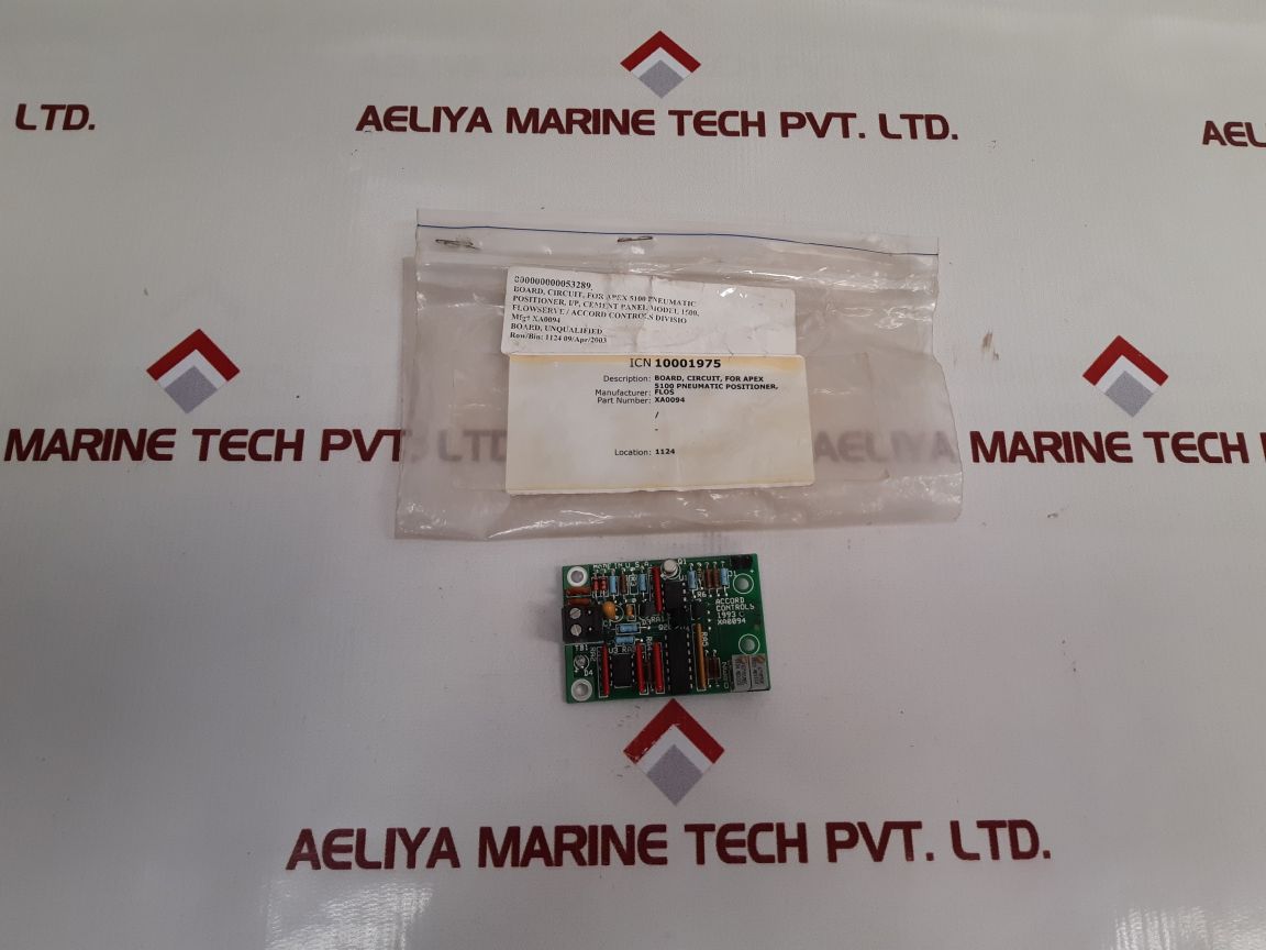 Accord Controls Xa0094 Pcb Card