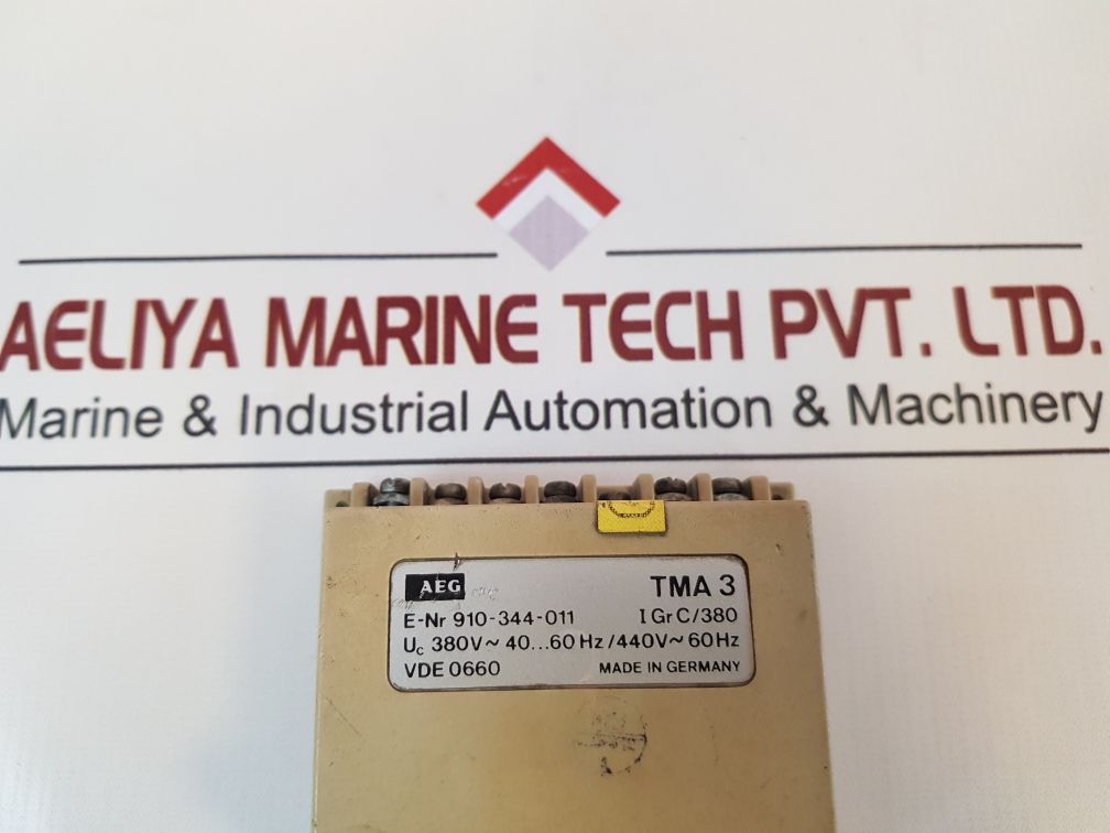 Aeg Tma 3 Relay 910-344-011 440V~60 Hz