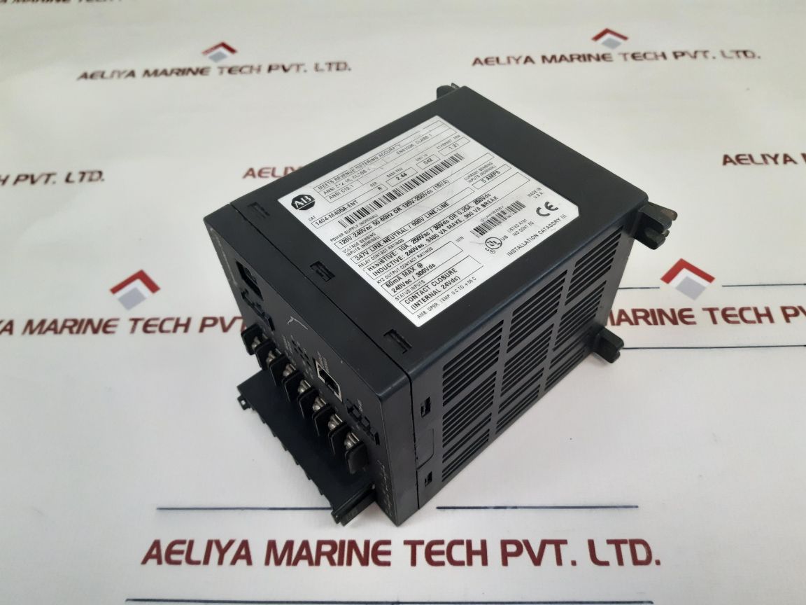 Allen-bradley 1404-m 405A-ent Ethernet Power Monitor 120V-240Vac 50-60Hz Or 125V-250Vdc