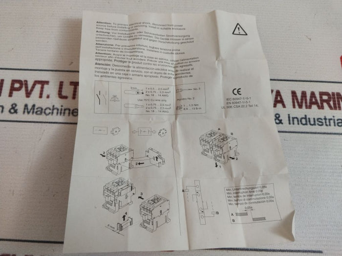 Allen-bradley 100-mca00 Mechanical Interlock 09Mc08020