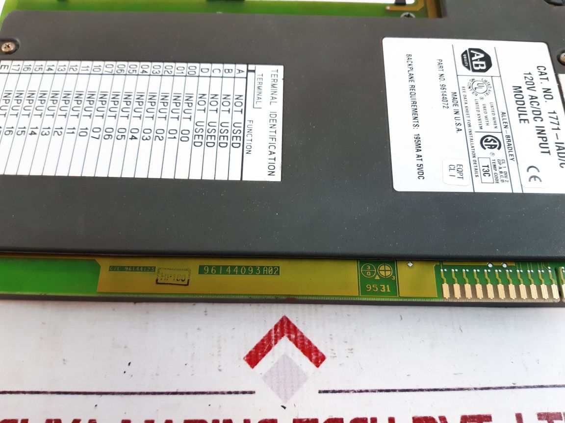 Allen-bradley 1771-IAD/C 120V AC/DC input module 96144072