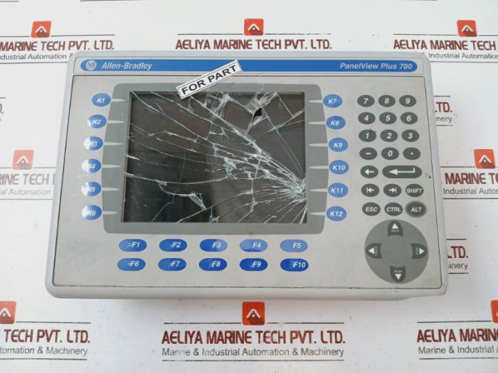 Allen-bradley 2711P-rdk7C Pvp6 700 Color Keypad Led Display Module(Not Working)