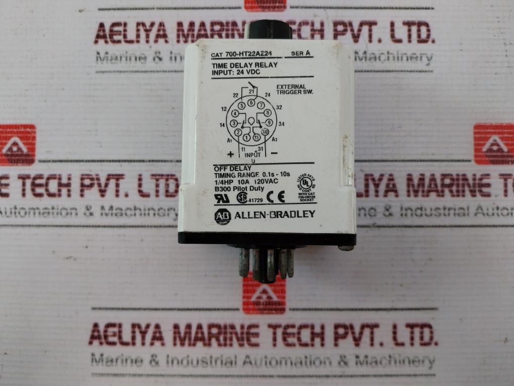 Allen-bradley 700-ht22Az24 Time Delay Relay 0.1S-10S