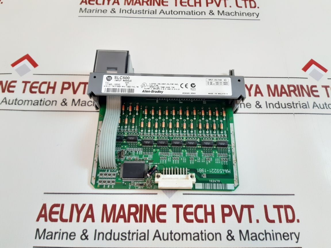 Allen-bradley Slc 500 1746-ib32 Input Module Ser D