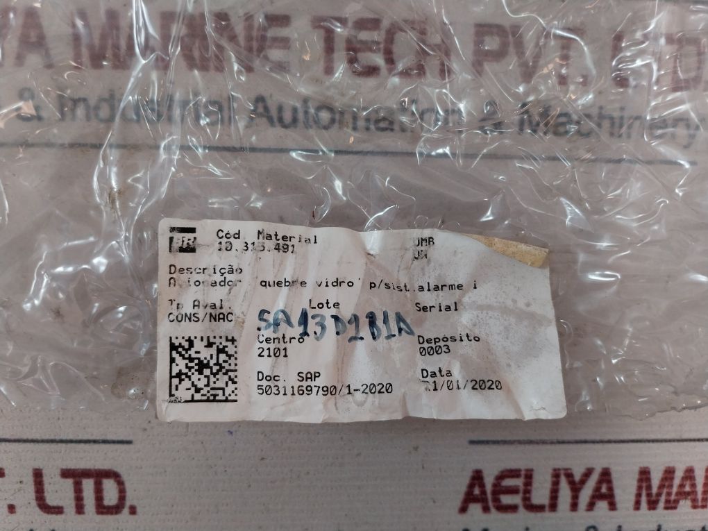 Alpha Awr80Qv/P12 Break Glass Trigger For Alarm System Pjam-861